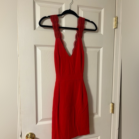 Sezane Red Backless Dress - Picture 2 of 11